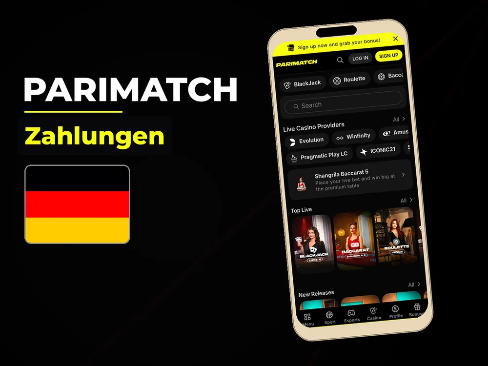 parimatch - Zahlungen