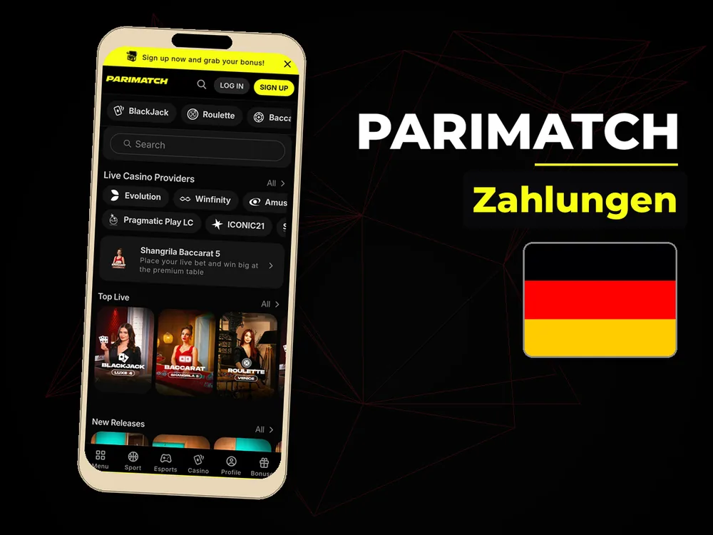 parimatch - Zahlungen